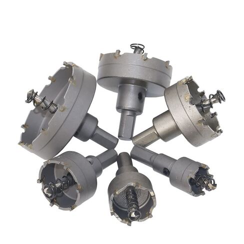 6 قطعة كربيد TCT مجموعة لقمة مثقاب سبائك الفولاذ المقاوم للصدأ هول المنشار أداة 22 مللي متر/30 مللي متر/35 مللي متر/45 مللي متر/50 مللي متر/65 مللي متر in Kuwait