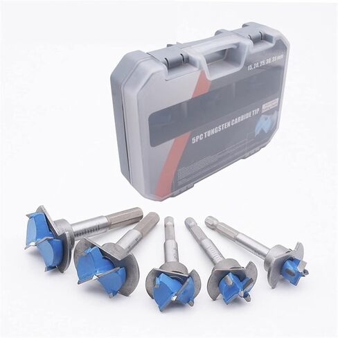 5 قطعة 15-35 مللي متر النجارة لقمة ثقب مجموعة المفصلي ثقب المنشار فتاحة قابل للتعديل تحديد المواقع كربيد تلميح أداة in Kuwait