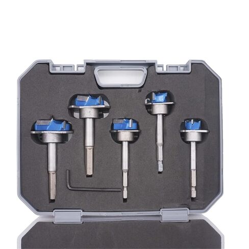 5 قطعة 15-35 مللي متر النجارة لقمة ثقب مجموعة المفصلي ثقب المنشار فتاحة قابل للتعديل تحديد المواقع كربيد تلميح أداة in Kuwait