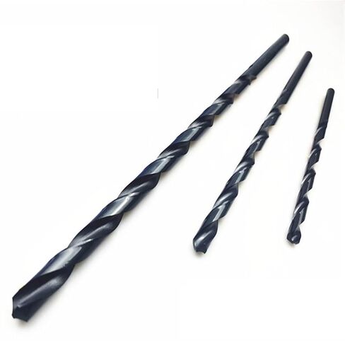1.0mm-16mm HSS M2 Black Long Twist Drill Bits for Metalworking Alloy Steel Cast Iron 1Pcs (Size : 1x100mm 10pc) in Saudi Arabia