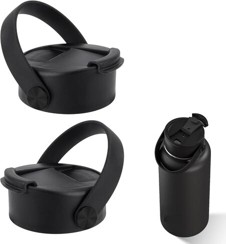 عبوتان من الأغطية البديلة لزجاجة مياه Rtic سعة 32 أونصة، أغطية بديلة علوية مقاومة للتسرب والغبار سعة 32 أونصة متوافقة مع Rtic in Kuwait