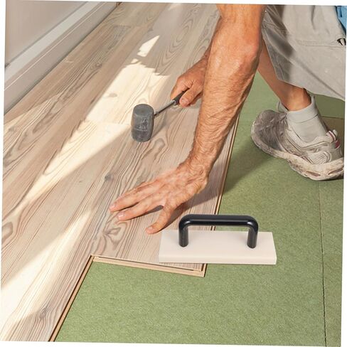 Uonlytech Tapping Block for Vinyl Plank Flooring Installation Tool Nylon Construction with Portable Handle Efficient for Hardwood Engineered Flooring for DIY Use in Saudi Arabia