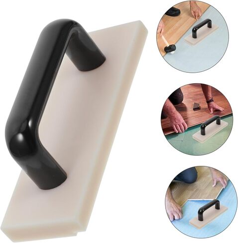 Lurrose Nylon Floor Tapping Block with Handle Installation Tool for Indoor Flooring Versatile for Composite Hardwood Vinyl Plank Protects Edges During Setup in Saudi Arabia