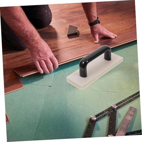 Lurrose Nylon Floor Tapping Block with Handle Installation Tool for Indoor Flooring Versatile for Composite Hardwood Vinyl Plank Protects Edges During Setup in Saudi Arabia