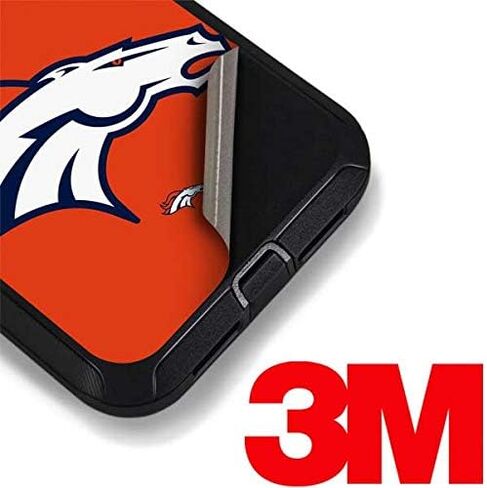 Skinit Decal Skin Compatible with OtterBox Defender iPhone XR - Officially Licensed NFL Denver Broncos Large Logo Design in Saudi Arabia