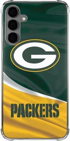Skinit Clear Phone Case Compatible with Galaxy S24 Plus - Officially Licensed NFL Green Bay Packers Design in Saudi Arabia