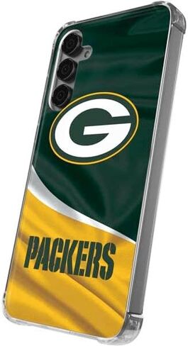 Skinit Clear Phone Case Compatible with Galaxy S24 Plus - Officially Licensed NFL Green Bay Packers Design in Saudi Arabia