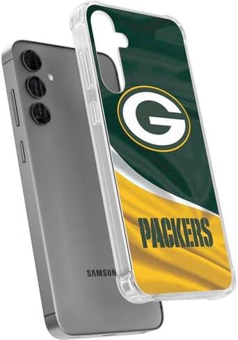 Skinit Clear Phone Case Compatible with Galaxy S24 Plus - Officially Licensed NFL Green Bay Packers Design in Saudi Arabia