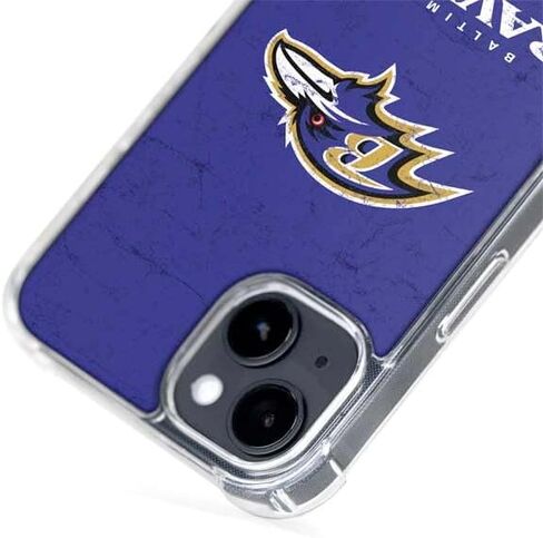 حافظة هاتف Skinit متوافقة مع MagSafe iPhone 15 - تصميم مرخص رسميًا من NFL Baltimore Ravens in Saudi Arabia
