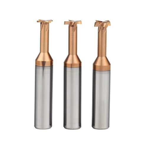 1pcs 4 Flutes T Slot End Mill Cutter 6mm 8mm Shank Integral Tungsten Steel HRC55 Milling CNC Grooving Knife Carbide Router Bits in Saudi Arabia