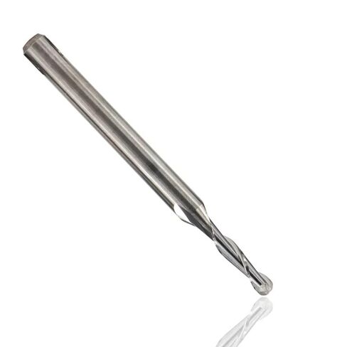 10pcs Ball Nose Carbide End Mill 1/8 Inch Shank Spiral CNC Router Bit Wood Engraving 2 Flutes Cutting Tool Edge Bits in Saudi Arabia