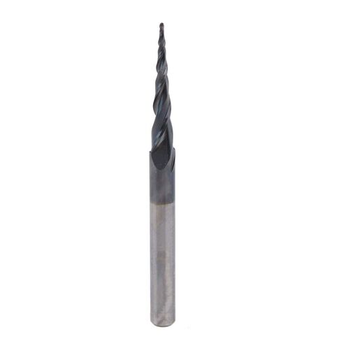 2pcs 2-Flute Tapered Ball Nose End Mills Tungsten Carbide Cutter R0.5D630.575L2F Solid 6mm CNC Taper Wood Metal Milling in Saudi Arabia