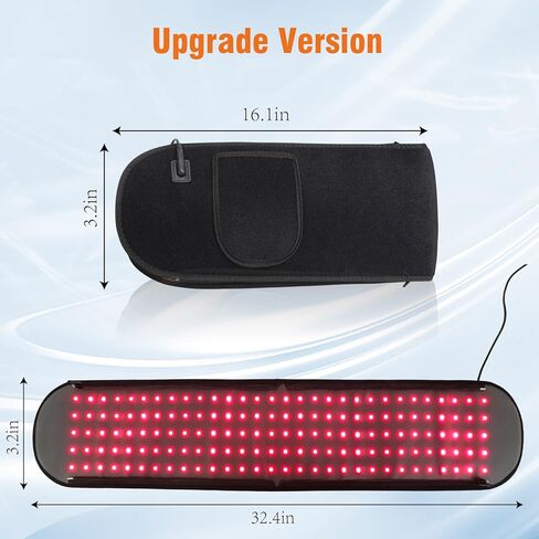 العلاج بالضوء الأحمر لليدين، قفاز العلاج بالضوء لمعصم إصبع الذراع، العلاج بالأشعة تحت الحمراء والعلاج بالضوء الأحمر للجسم، حزام مزدوج الطول الموجي 150 مصباح LED in Kuwait