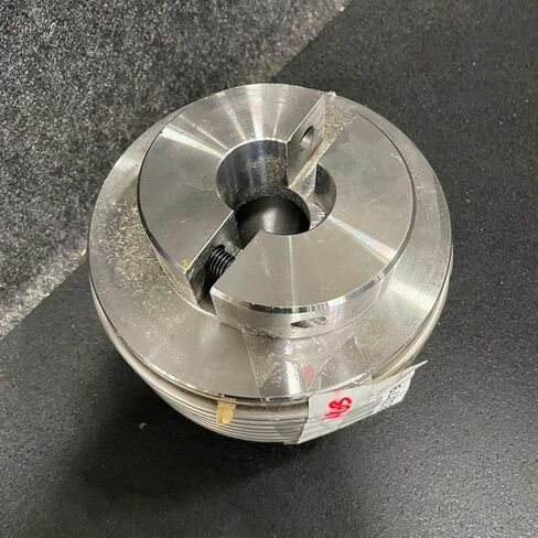 Metal Bellows Shaft Coupling, Stainless Steel, Split Clamping Hub, Part Number 30067183 in Saudi Arabia