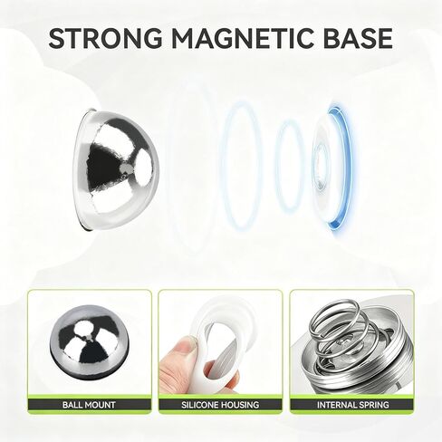 banapoy 2Pcs RV Magnetic Door Catch, Magnetic Baggage Door Catch for Holding and Stopping, Storage Door Holder with Adhesives Screws for RV Trailer Motor Home in Saudi Arabia