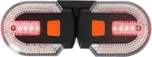 Bike Tail Light with Remote Control and Turn Signals, USB Rechargeable Bright LED Yellow and Red Lamps, 5 Lighting Modes, IPX6 Waterproof for Mountain and Road Bikes, Bike Turn Signal Light in Saudi Arabia