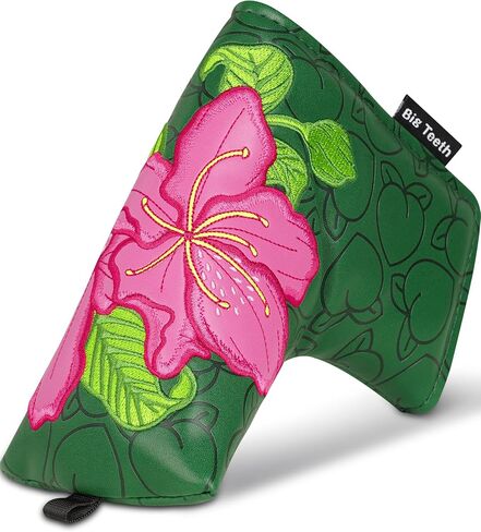 Big Teeth Golf Putter Cover Blade, Df3 Putter Cover for L.A.B. Df3 Golf Putter Headcover “Georgia On My Mind" Masters Theme Df3 Putter Headcover Magnetic Closure Green Peaches, Azaleas in Saudi Arabia