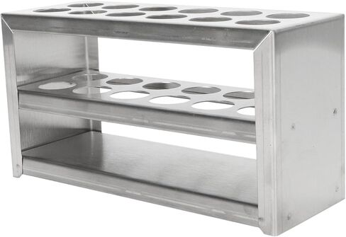 Centrifuge Tube Rack, 12 Holes, Sturdy Structure, Stable, Safe and Widely Used, 0.75 Inch Diameter Metal Test Tube Rack for Laboratory in Saudi Arabia