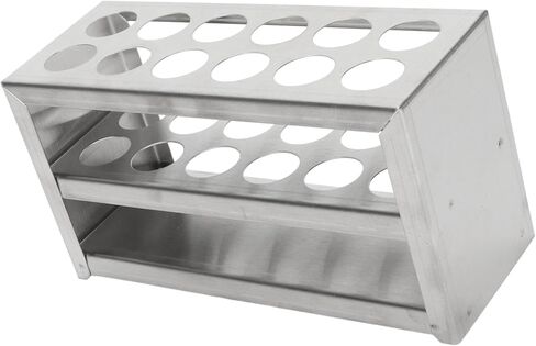Centrifuge Tube Rack, 12 Holes, Sturdy Structure, Stable, Safe and Widely Used, 0.75 Inch Diameter Metal Test Tube Rack for Laboratory in Saudi Arabia
