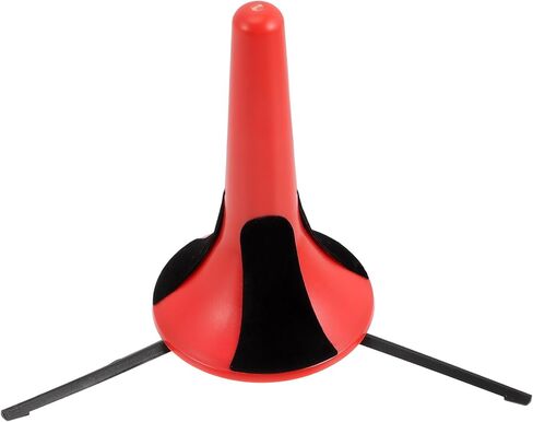 حامل كلارينيت محمول أحمر قابل للطي من Veemoon، حامل ثلاثي الأرجل، دعامة مزمار، ملحقات دعم أداة الرياح للسفر والتمرين in Kuwait