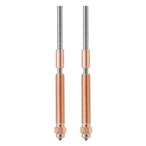 K2 Plus Nozzles 0.2mm* 0.4mm*0.6mm 3PCS, Unicorn K2 Quick-Swap Nozzles with Titanium Alloy Heat Break, Copper Alloy and Hardened Steel Nozzle, High Flow Nozzles Kit for K2 Plus 3D Printer in Saudi Arabia