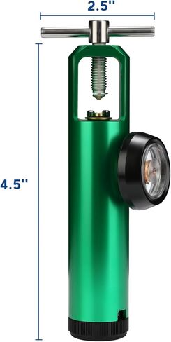 قياس 0-25LPM O2 منظم الأكسجين الصغير يناسب مقياس CGA-870، بدون موصل دوار لأنابيب الأكسجين in Kuwait