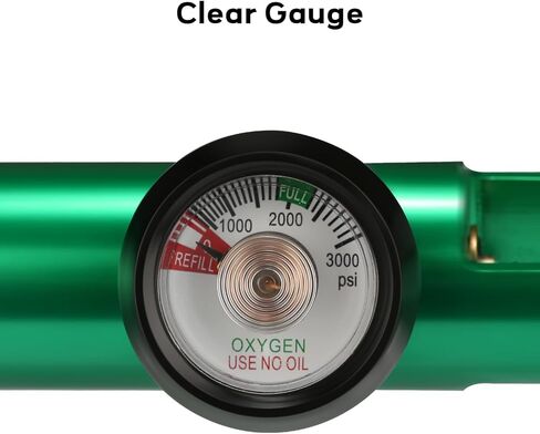 قياس 0-25LPM O2 منظم الأكسجين الصغير يناسب مقياس CGA-870، بدون موصل دوار لأنابيب الأكسجين in Kuwait