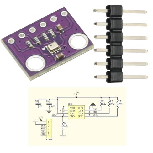 10 Pcs BMP280 Atmospheric Pressure Sensor Module,Digital Barometric Pressure Altitude Sensor DC High Precision Atmospheric Module I2C SPI for arduino in Saudi Arabia