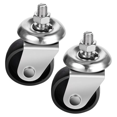 Floor Jack Casters for 3 Ton Floor Jack, Cast Iron Caster Wheels, Floor Jack Replacement Parts Fit for ATD, Cornwell, Mac Tools, Matco, Mountain, Napa, Sunex & More, Pack of 2(12mm Stem) in Kuwait