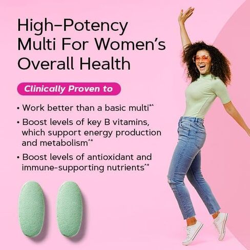 GNC Women's Ultra Mega Multivitamin | Supports Overall Health and Wellness in Women | Clinically Proven to Make You Feel Better | Timed-Release | 90 Count in Saudi Arabia