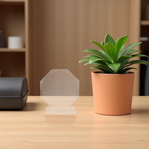 لوحة جائزة الكأس الكريستالية من BESPORTBLE - كأس زجاجي شفاف مقاس 3.93 بوصة لعروض المواهب والمهرجانات والحفلات - جائزة كريستال فارغة لتقدير الموظفين وإنجازاتهم in Kuwait