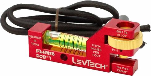 مستوى مضغوط متدرج للسباكين من ليف تيك، مع حزام أنابيب مرن وعجلة إبهام PL1 قابلة للاستبدال، مفك مشقوق متوافق مع القارورة in Kuwait