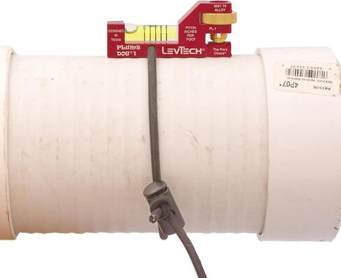 مستوى مضغوط متدرج للسباكين من ليف تيك، مع حزام أنابيب مرن وعجلة إبهام PL1 قابلة للاستبدال، مفك مشقوق متوافق مع القارورة in Kuwait