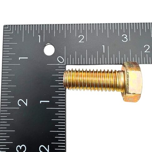 1/2"-13 x 1-1/4" Grade 8 Bolts (4-Pack) – Heavy-Duty Hex Bolts with Flat Washers & Nylon Lock Nuts – High-Strength SAE Anti-Vibration 1.25" Coarse Bolts for Automotive, Machinery & Construction in Kuwait