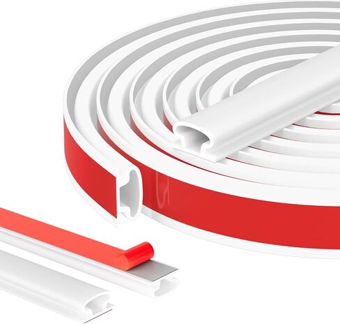 Weather Stripping Door Seal Strip, D Shape Rubber Door Weather Stripping,Self Adhesive Doors Seal Strip for Window Frame Weatherstripping Soundproofing Insulation (Black, 33FT) in Saudi Arabia