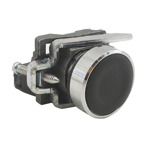 XB4BA21 Push Button Metal XB4 22mm Black Spring Return unmarked 1NO XB4-BA21 New in Saudi Arabia