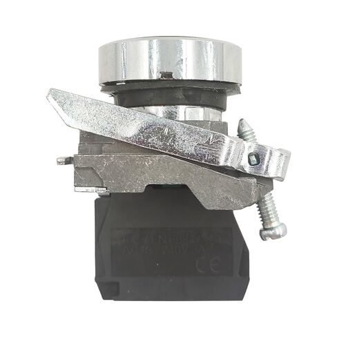 XB4BA21 Push Button Metal XB4 22mm Black Spring Return unmarked 1NO XB4-BA21 New in Saudi Arabia