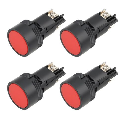 4pcs 22 mm 3 Pin Green Push Button Switch NO XB2-EA131 36V/10A Momentary Reset Switch Suitable for Industrial Electrical Equipment in Saudi Arabia