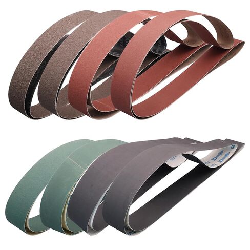 3 عبوات 2 × 72 بوصة 36 أحزمة سنفرة من السيراميك، 2 × 72 أحزمة طحن معدنية - أحزمة سنفرة لشحذ السكاكين للعمل المعدني in Kuwait