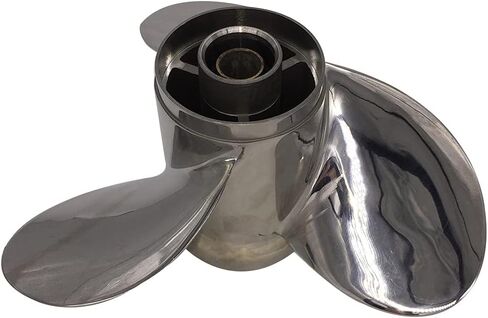 Boat Propeller 10 1/4x12 Fit for Suzuki Outboard DF25-30 4 Stroke 3 Blades Stainless Steel Prop SS 10 Tooth Propel RH OEM NO: 99105-00600-12P 10.25x12 in Saudi Arabia
