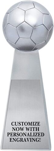 Crown Awards 10" Soccer Gridiron Trophy, Metallic Soccer Tournament Sculpture Trophies Prime in Kuwait