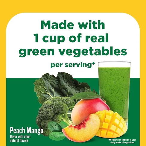 Nature Made Super Greens Powder with Prebiotic Fiber Drink Mix, Made with 1 Cup Veggies Per Serving, Fiber Supplement + Vitamins and Minerals, 25 Day Supply in Saudi Arabia