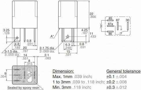 4133-S-DC12V-C-R-ZZ 4133-W-G 4133-S-DC24V-C-R-ZZ (V6-1C-12V/24V-30A/20A) Relay 5pins 1Pcs (Size : 4133-S-DC12V-C-R-ZZ) in Saudi Arabia