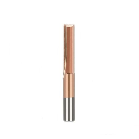 CNC Router Bits 6mm Shank Straight Milling Cutter 2 Flute Titanium Coated Carbide End Mill for MDF Acrylic Chipboard Wood(6x42mm) in Saudi Arabia