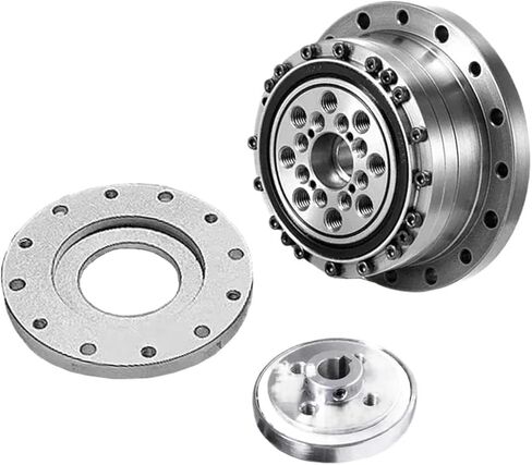 Cup Type Harmonic Drive Harmonic Gear Reducer Mechanical Arm Reducer for Nema17 Nema23 Nema34 Stepper Motor 40 60 80 130mm Servo(HCS40 For 80mm Servo,Speed Ratio 80 to 1) in Saudi Arabia
