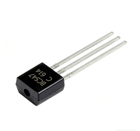 50PCS BC547 NPN Transistor TO-92 Package General Purpose Small Signal Amplifier Switching Transistor for DIY Electronics Repair and Circuit Projects in Saudi Arabia