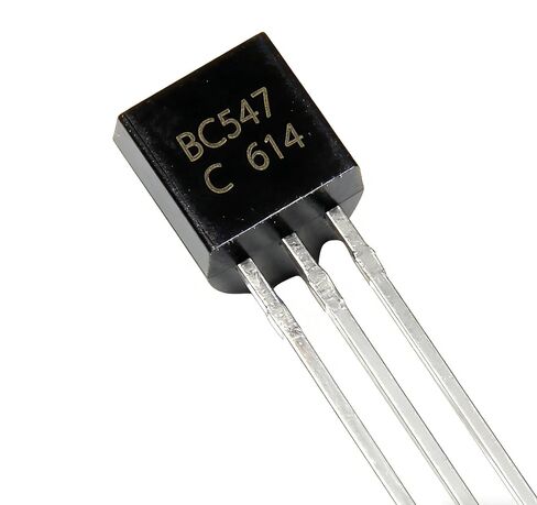 50PCS BC547 NPN Transistor TO-92 Package General Purpose Small Signal Amplifier Switching Transistor for DIY Electronics Repair and Circuit Projects in Saudi Arabia