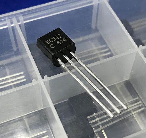 50PCS BC547 NPN Transistor TO-92 Package General Purpose Small Signal Amplifier Switching Transistor for DIY Electronics Repair and Circuit Projects in Saudi Arabia