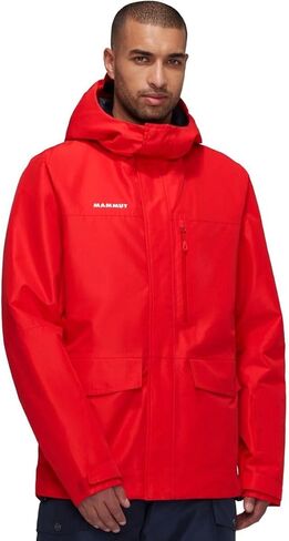 Fall Line HS Thermo Hooded Jacket - Men's ، Mammut Red ، M in Saudi Arabia