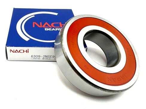 NACHI 6309 2NSE9 C3 محمل كروي، مطاط مختوم 6309 2RS 45X100X25 MM in Saudi Arabia